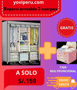 ROPERO ARMABLE PRACTICO