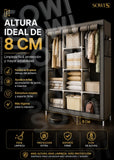 🏠 CLOSET DESARMABLE DE TELA + COMBO ZAPATERO TELA 10 NIVELES 🏠