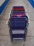 Silla plegable y/o perezosa metal galvanizado || soporta 150 kilos