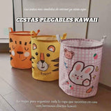 CESTOS PLEGABLES KAWAI|PARA ROPA-JUGUETES