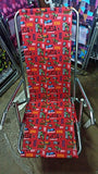 Silla plegable y/o perezosa metal galvanizado || soporta 150 kilos
