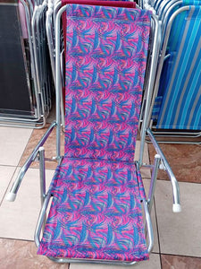 Silla plegable y/o perezosa metal galvanizado || soporta 150 kilos