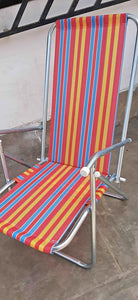 Silla plegable y/o perezosa metal galvanizado || soporta 150 kilos