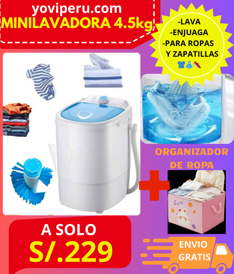 MINI LAVADORA PORTATIL