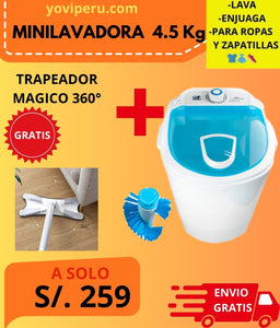 MINI LAVADORA PORTATIL || TENDENCIA 2026