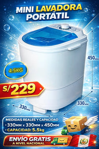 MINI LAVADORA PORTATIL || TENDENCIA 2026