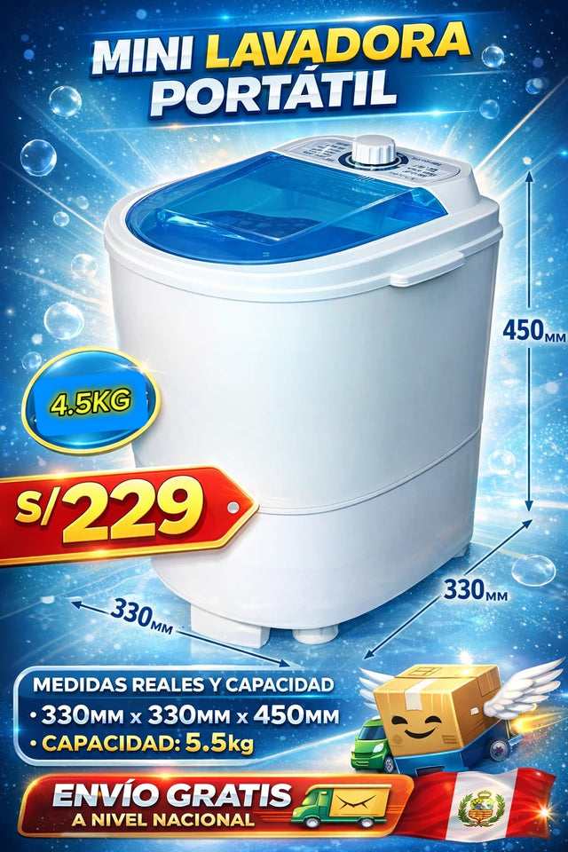 MINI LAVADORA PORTATIL || TENDENCIA 2026