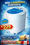 MINI LAVADORA PORTATIL || TENDENCIA 2026