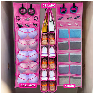 ORGANIZADOR COLGANTE| PARA ZAPATOS,CARTERAS,ROPAS INTERIORES