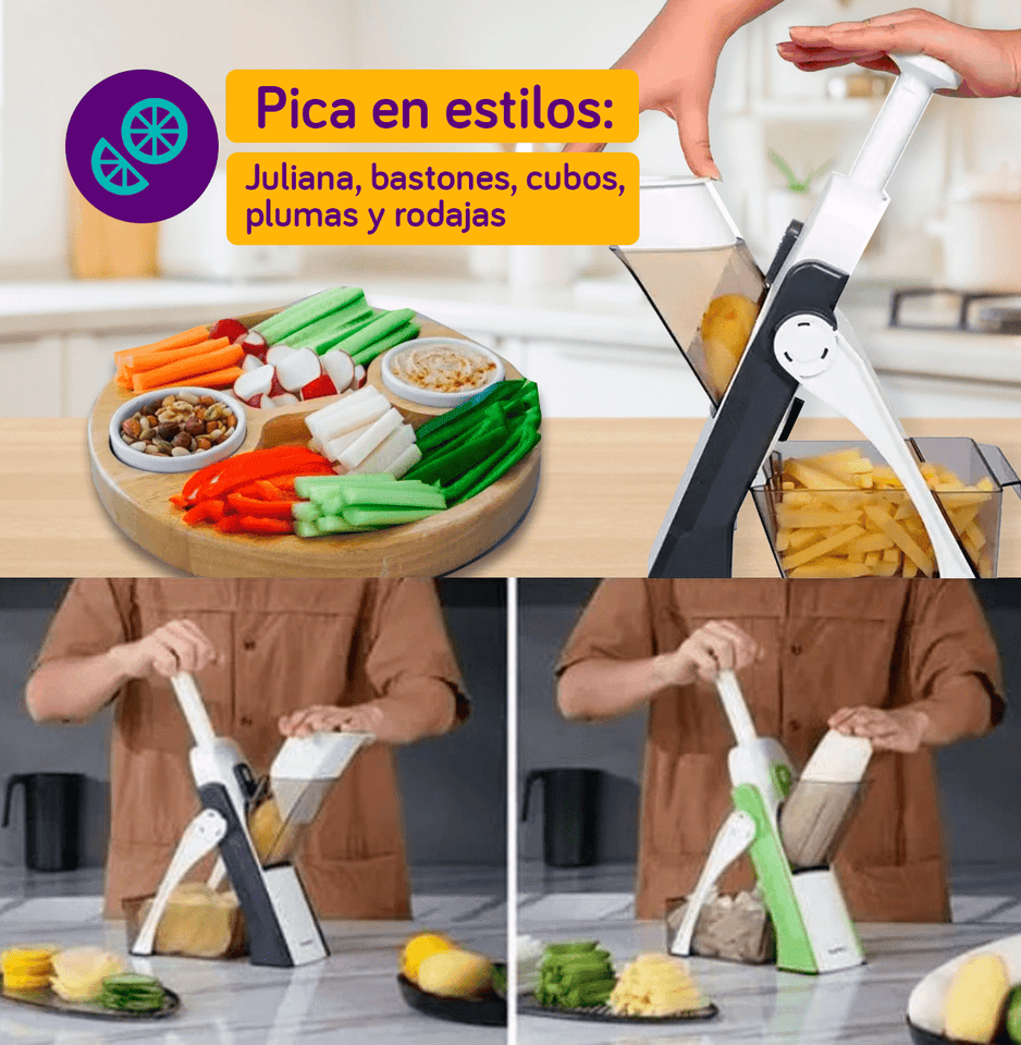 PICADOR MULTIFUNCIONAL- VERDURAS Y FRUTAS